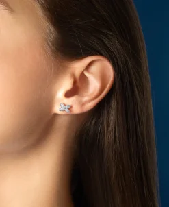 Pendiente Individual Chaumet Jeux de Liens Oro Blanco y Diamantes | 083467