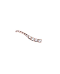Pendiente Individual Crawler Gold&Roses Sasa Oro Rosa Diamantes | GR-520.3