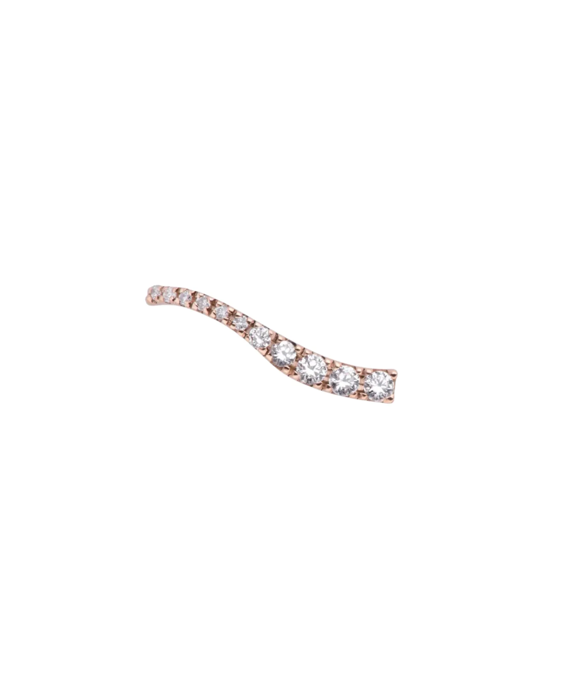 Pendiente Individual Crawler Gold&Roses Sasa Oro Rosa Diamantes | GR-520.3