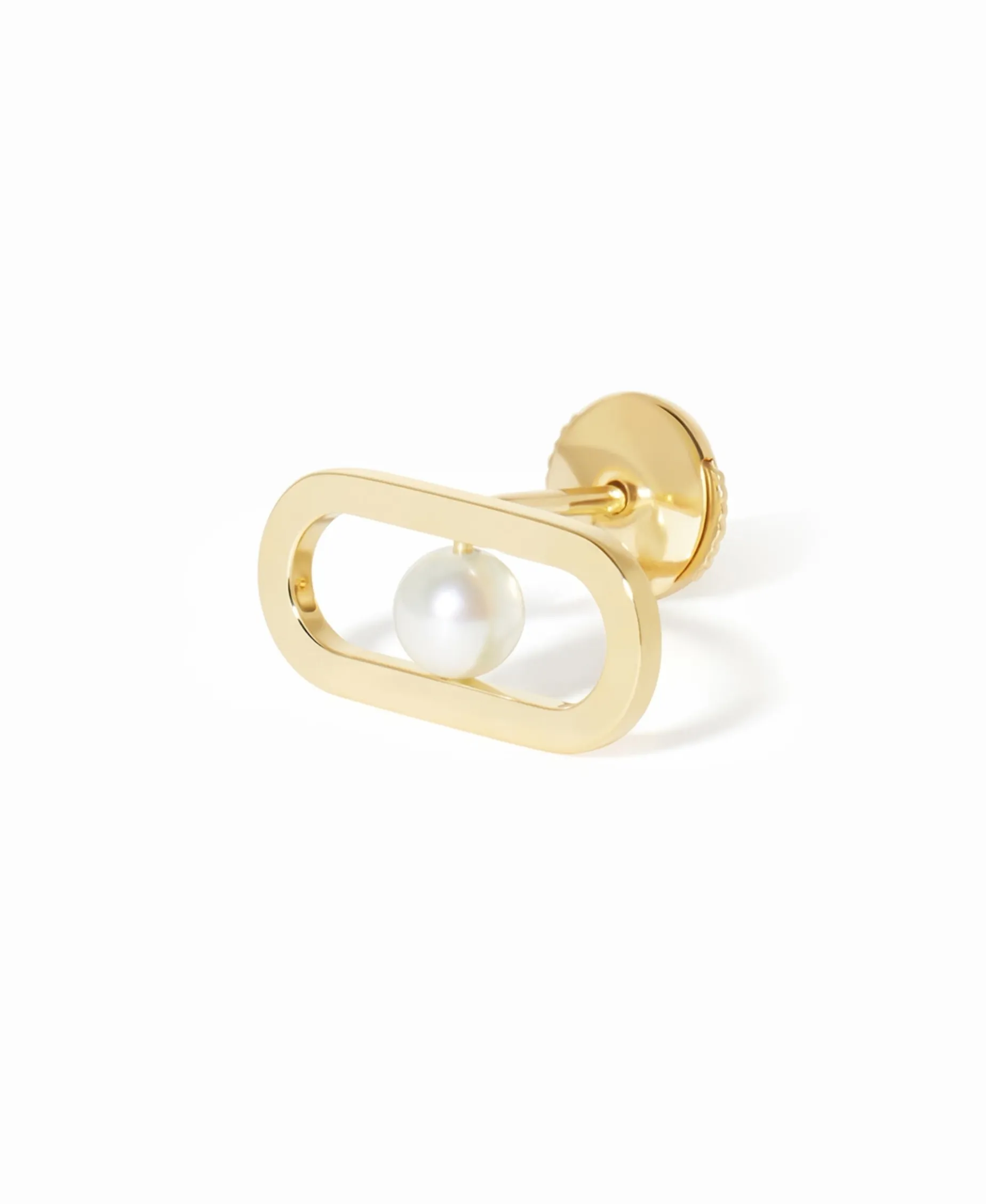 Pendiente Individual dinh van Maillon Perle Oro Amarillo Perla de Akoya | 860101U