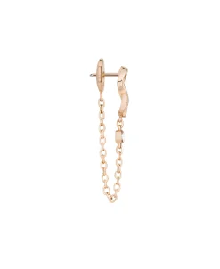 Pendiente Individual FRED Chance Infinie Oro Rosa y Diamantes | 8B0330