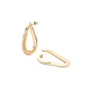 Pendientes AGATHA París Abbesses Aro Eslabón Dorado | 2380746-157-TU