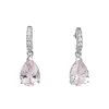 Pendientes Andrea Marina García Plata Rodiada con Circonita Rosa | 90279PS