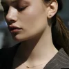 Pendientes Barra con Diamantes en Oro Amarillo