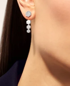 Pendientes Bee de Chaumet Oro Blanco 18K y Diamantes | 086153