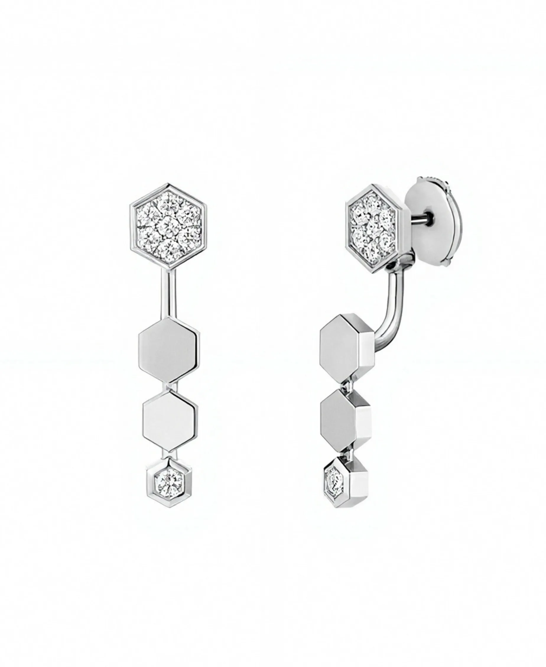 Pendientes Bee de Chaumet Oro Blanco 18K y Diamantes | 086153