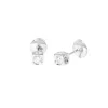 Pendientes Botón Le Cube Diamant Dinh Van en Oro Blanco - 808312