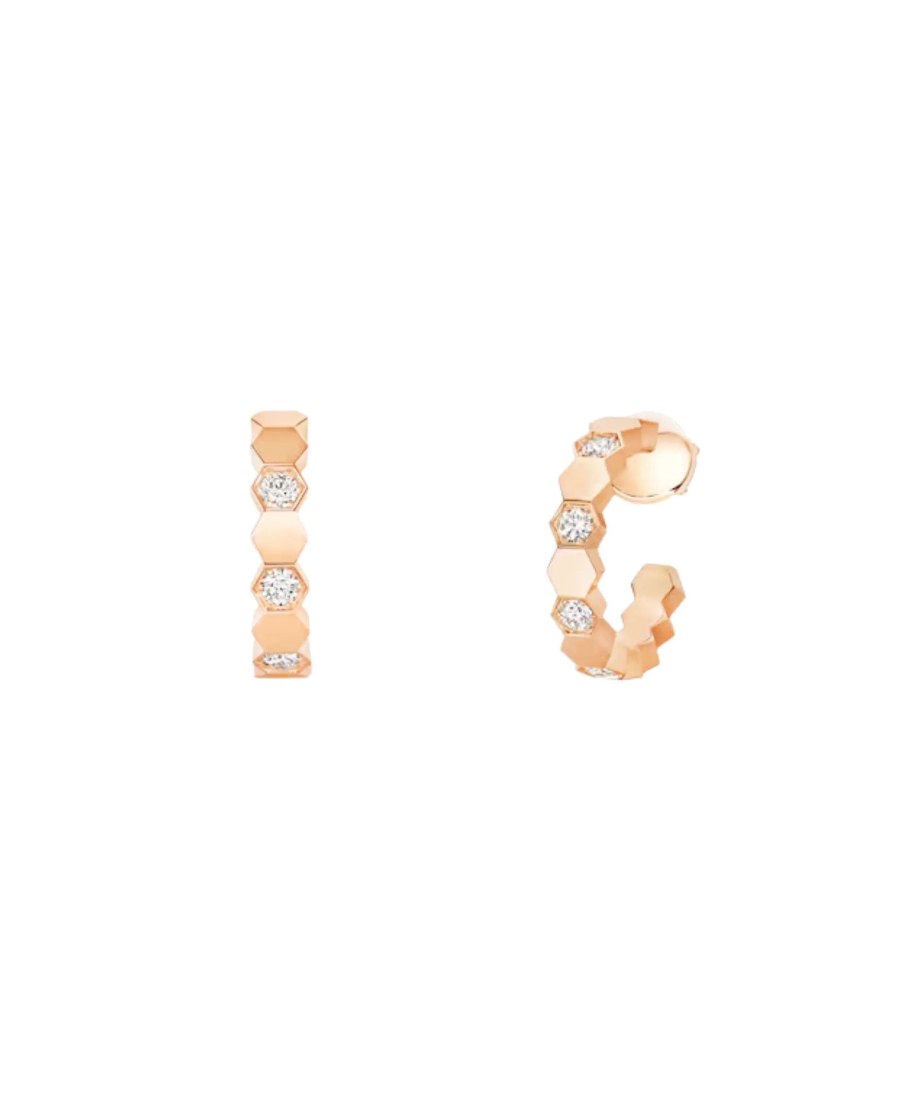 Pendientes de Aro Bee de Chaumet Oro Rosa y Diamantes | 084809