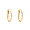 Pendientes de Aro con Diamantes en Oro Amarillo