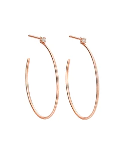 Pendientes de Aro Gold&Roses Petit Prince Oro Rosa Diamantes | GR-293.3C