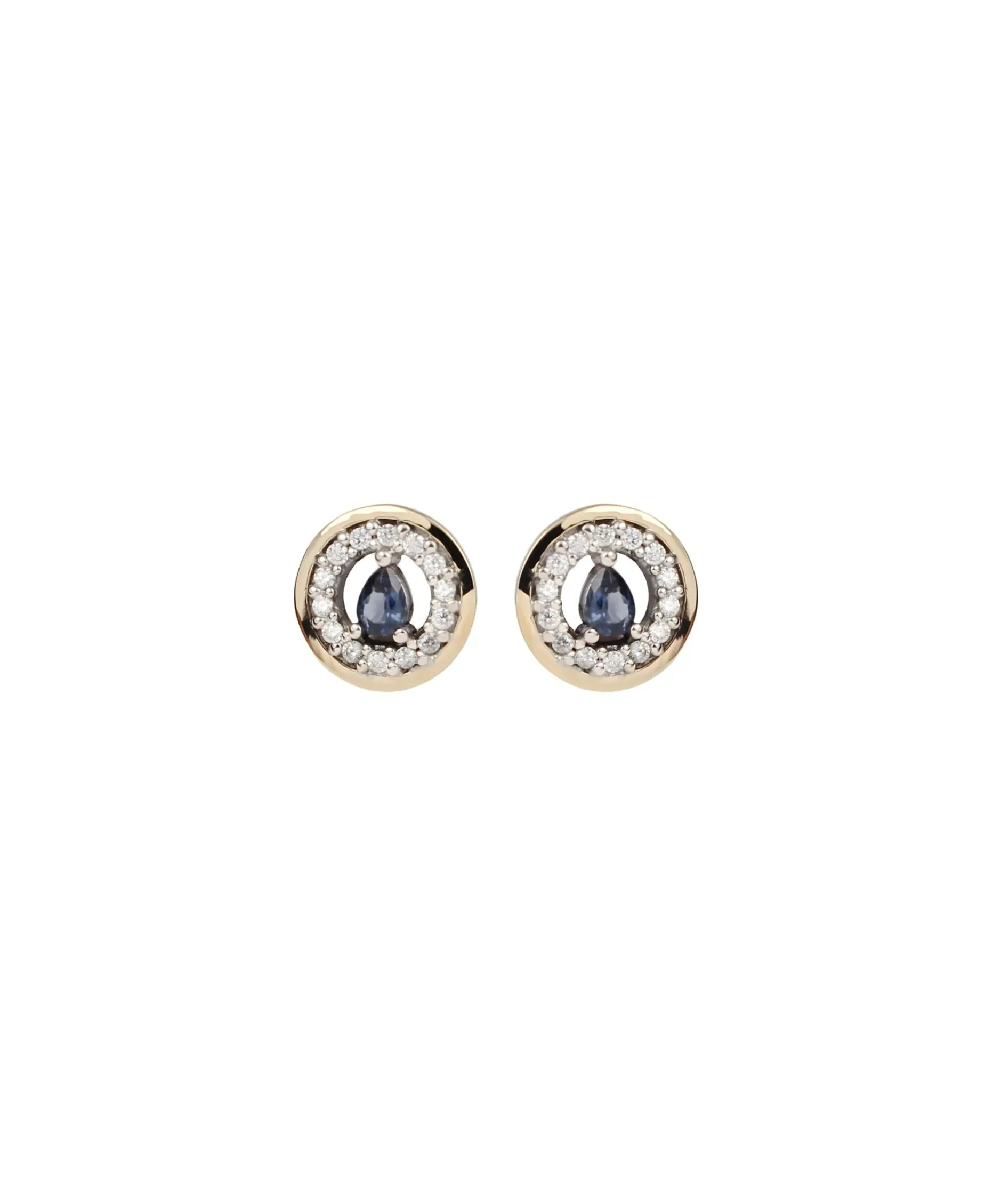Pendientes DELCERRO Plata Lágrima Azul | 11019G