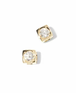 Pendientes Dinh Van Le Cube Diamant Oro Amarillo L | 808321