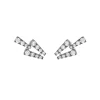 Pendientes Gold&Roses Smooky Club XS Oro Blanco y Diamantes | GR-553.4