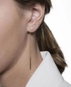 Pendientes Gold&Roses Sunrise Balance Oro Rosa perla cultivada | GR-052.3
