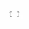 Pendientes Gucci Flora Con GG Colgante Oro Blanco | YBD58183000100U