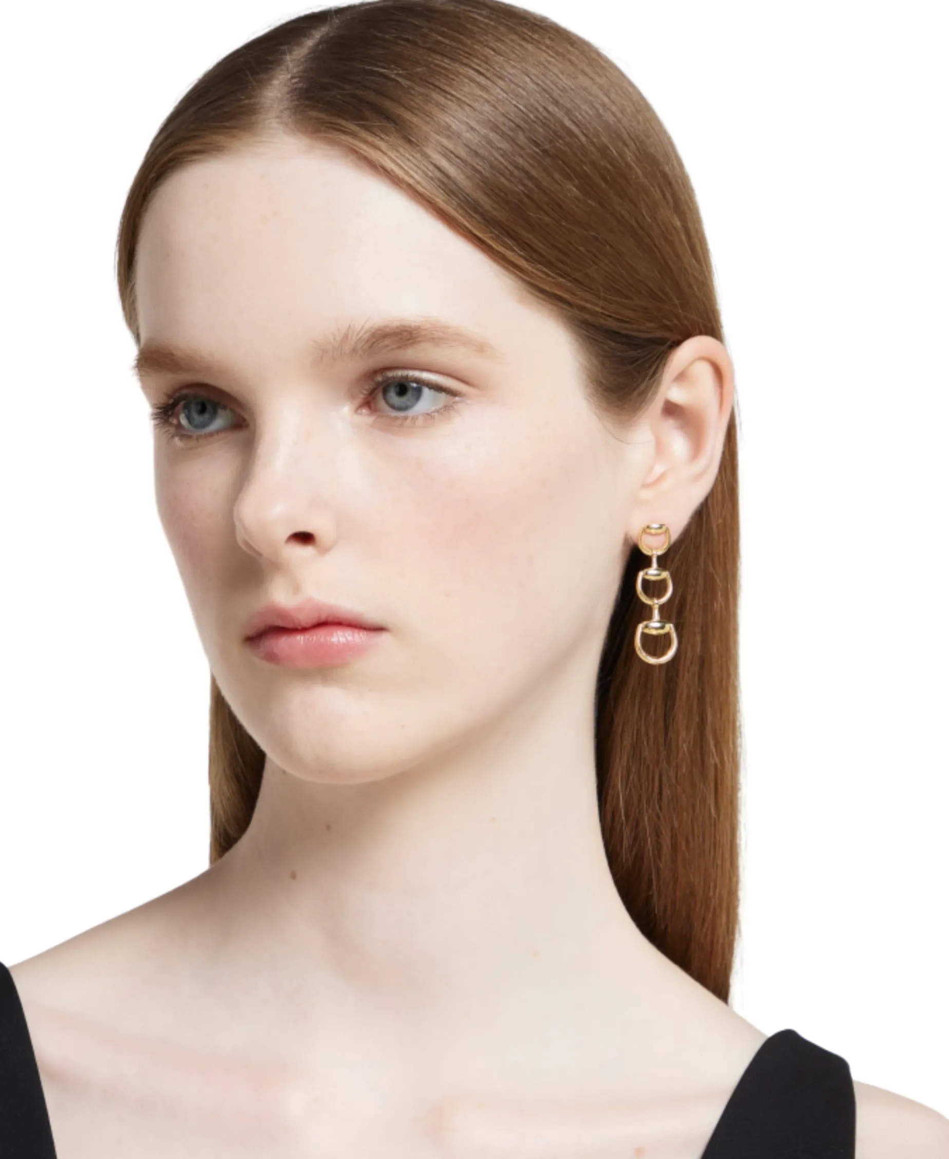 Pendientes Gucci Horsebit Oro Amarillo | YBD83141300100U