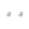 Pendientes Infantiles Pato en Oro Blanco