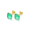 Pendientes LECARRÉ Cuarzo Verde Rectangular | GB117OA.00