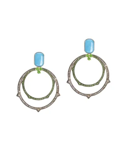Pendientes Mattioli Eve-R Con Tsavoritas En Oro Rosa | MOR137R023GT