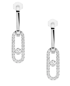 Pendientes Messika Move Link Oro Blanco | 12469-WG
