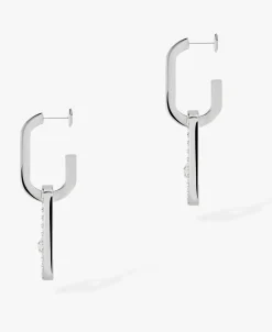 Pendientes Messika Move Link Oro Blanco | 12469-WG
