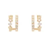 Pendientes PDPAOLA Rubi Plata Baño Oro | AR01-805-U
