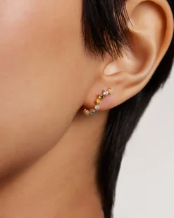Pendientes PDPAOLA Tuscany Plata Baño Oro | AR01-557-U