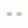 Pendientes Presión Gucci GG Running Oro Amarillo y Diamantes | YBD48167600100U
