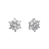 Pendientes Roseta Marina García Plata Rodiada Circonitas | 9389PB