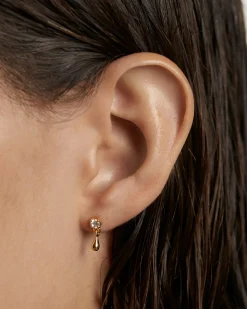 Piercing PDPAOLA Stud Water Plata Baño Oro | PG01-027-U