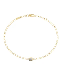 Pulsera Cadena dinh van Le Cube Diamant Pequeño Oro Amarillo Diamante | 308911