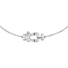 Pulsera Cadena FRED Force 10 XS Oro Blanco | 6B1142