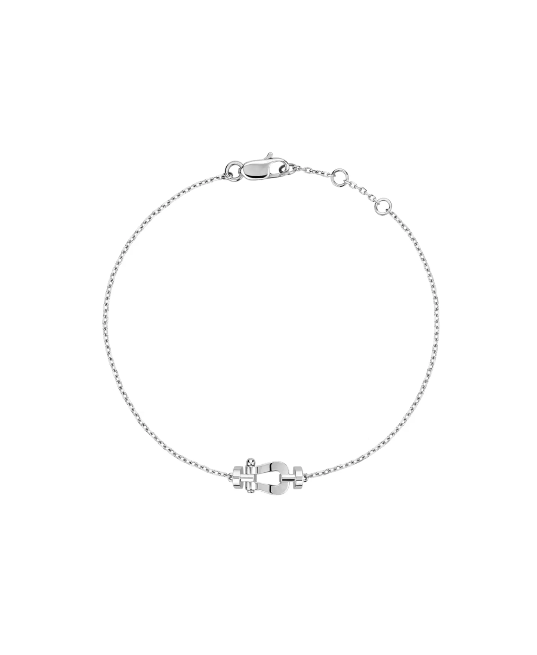 Pulsera Cadena FRED Force 10 XS Oro Blanco | 6B1142