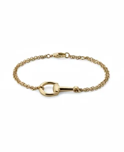 Pulsera Cadena Gucci Horsebit Oro Amarillo | YBA795812001017