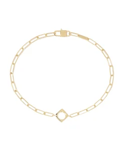 Pulsera de Cadena Le Pavé Dinh Van Modelo Pequeño Oro Amarillo - 368301