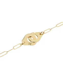 Pulsera de Cadena Menottes Dinh Van Modelo Mediano en Oro Amarillo - 352101