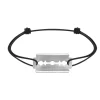 Pulsera de Cordón Lame de Rasoir Dinh Van Oro Blanco 18K | 350203