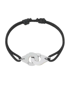 Pulsera de Cordón Menottes Dinh Van Platino Modelo Grande | 319409