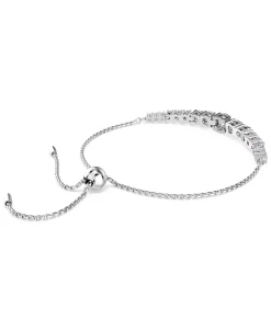 Pulsera Degradado Tallas Redondas Swarovski Matrix Baño Rodio Circonitas | 5690677