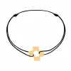 Pulsera Dinh Van Cordón Cruz Oro Amarillo | 320401