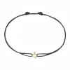 Pulsera Dinh Van Cordón Negro Le Cube Diamant | 308111