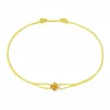 Pulsera Dinh Van Le Cube Cordón Amarillo y Zafiro Amarillo Le Cube | 308831