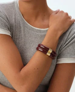 Pulsera Esclava Royal AGATHA París Burdeos Dorado | 2470350-473-TU