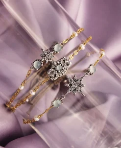Pulsera Estrella DELCERRO Plata con Cadena | 10700CA