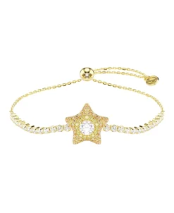 Pulsera Estrella Swarovski Sublima Plata Dorada Circonita | 5760559