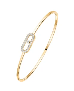Pulsera Flexible Messika Move Uno Pavé Oro Amarillo | 11134-YG-XL