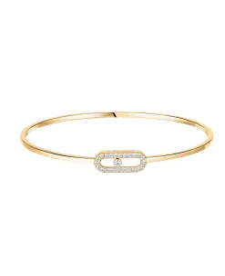 Pulsera Flexible Messika Move Uno Pavé Oro Amarillo | 11134-YG-XL