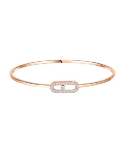 Pulsera Flexible Messika Move Uno Pavé Oro Rosa | 11134-PG-M