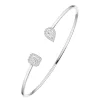 Pulsera Flexible Messika My Twin Oro Blanco | 07222-WG-M