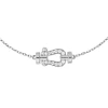 Pulsera FRED Cadena Force 10 XS Oro Blanco y Diamantes | 6B1127